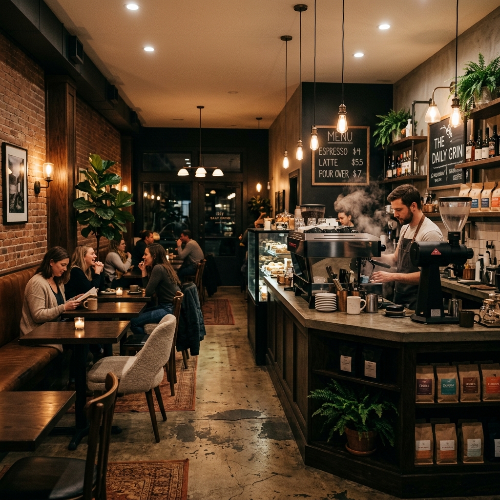 Brew Haven Cozy Cafe Ambience